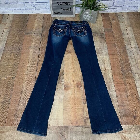 Miss me mid rise boot cut jeans dark wash - Picture 3 of 10